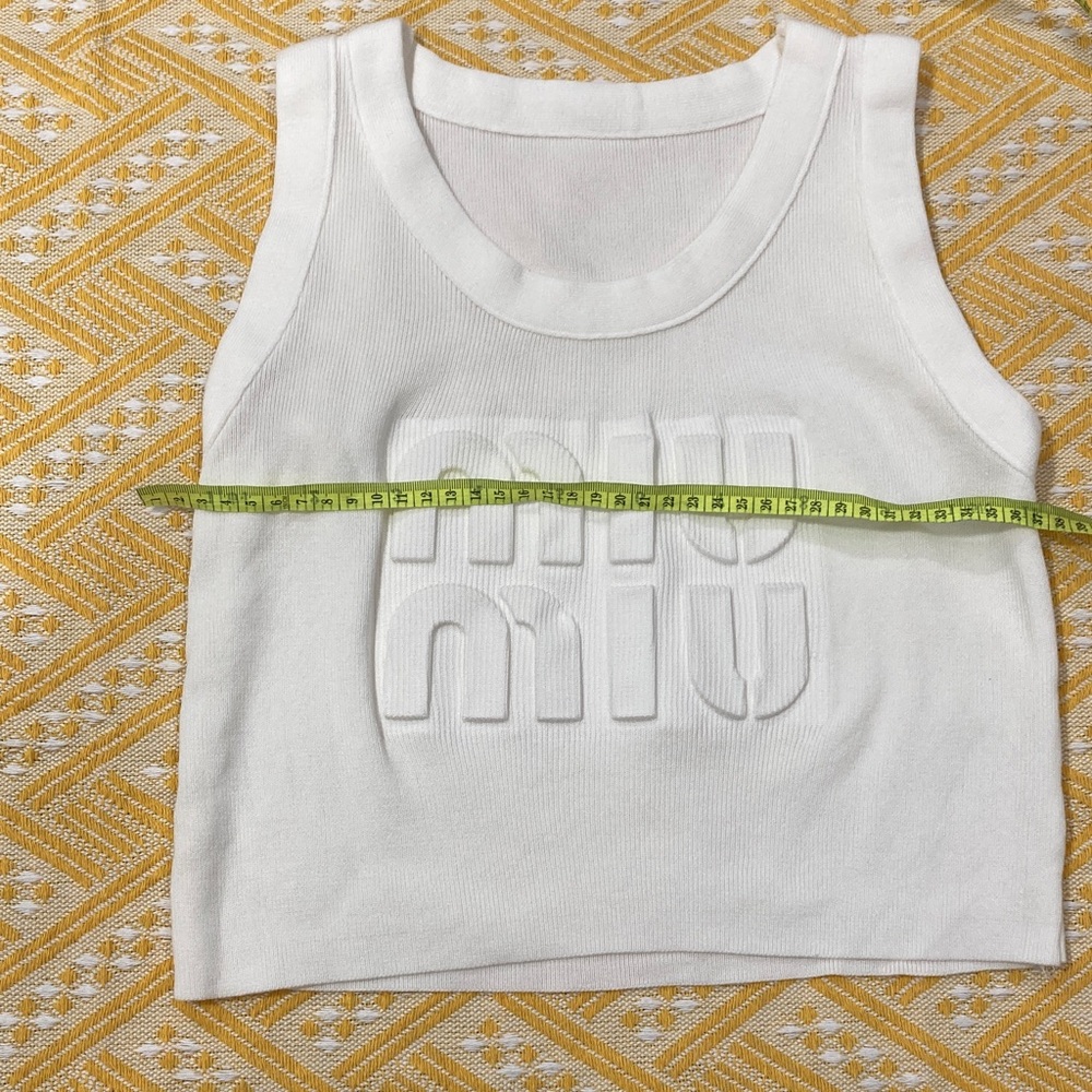 Miu Miu Embossed Women's Vest - Picture 6 of 8